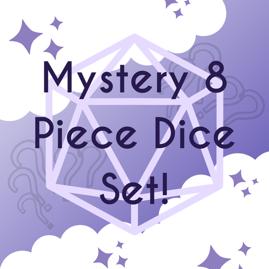 MYSTERY 8 PIECE DICE SET