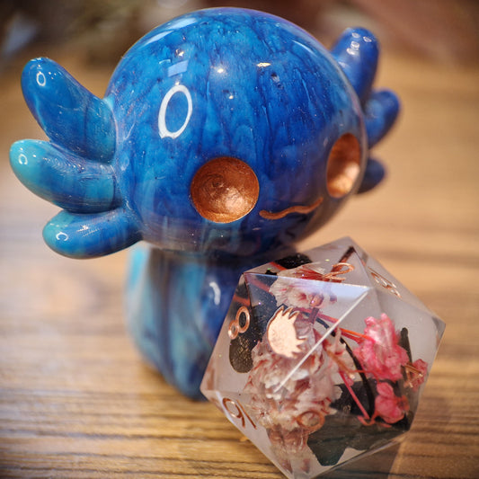 BEAU - STANDING AXOLOTL DICE GUARDIANS