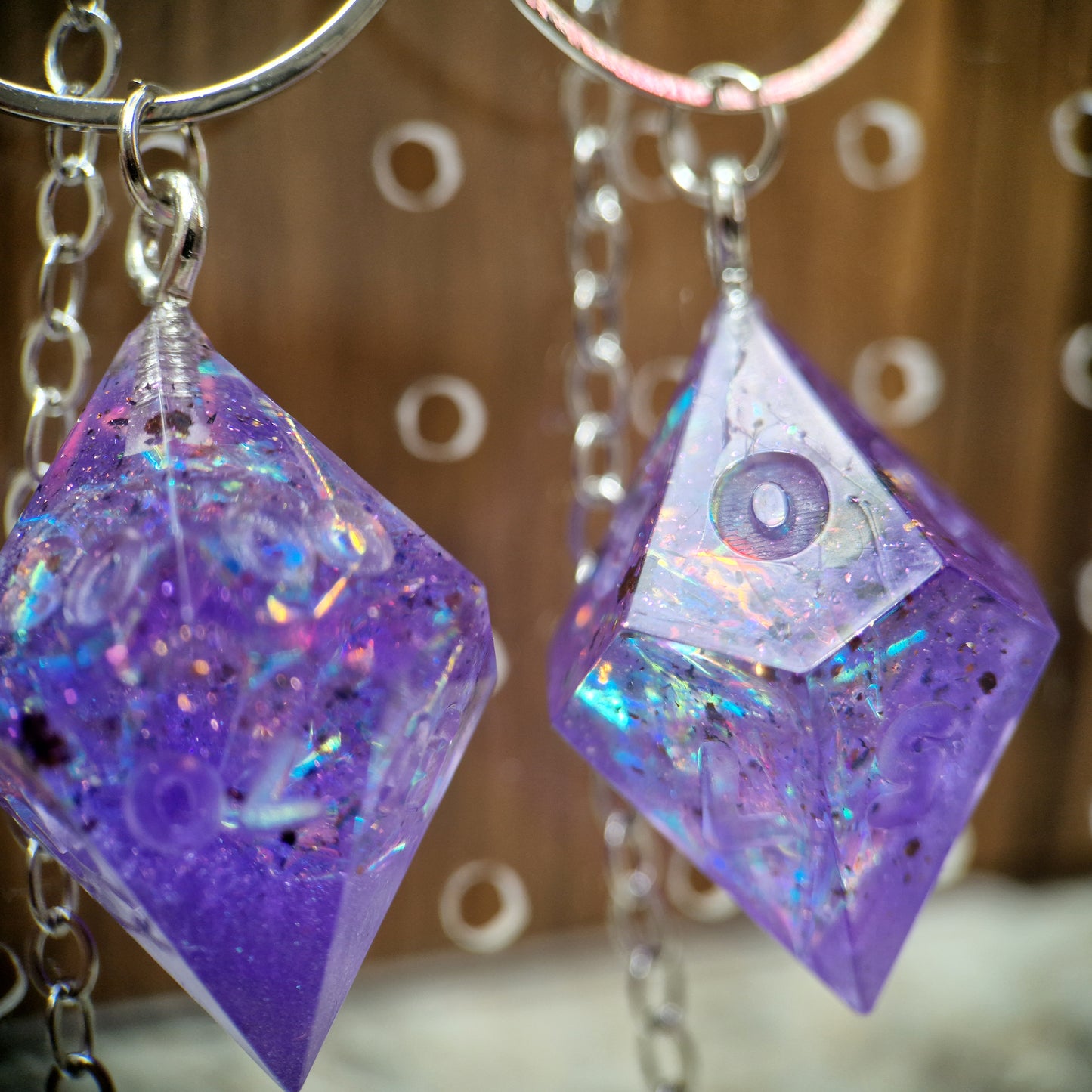 PURPLE NEBULA - D10/0 EARRINGS