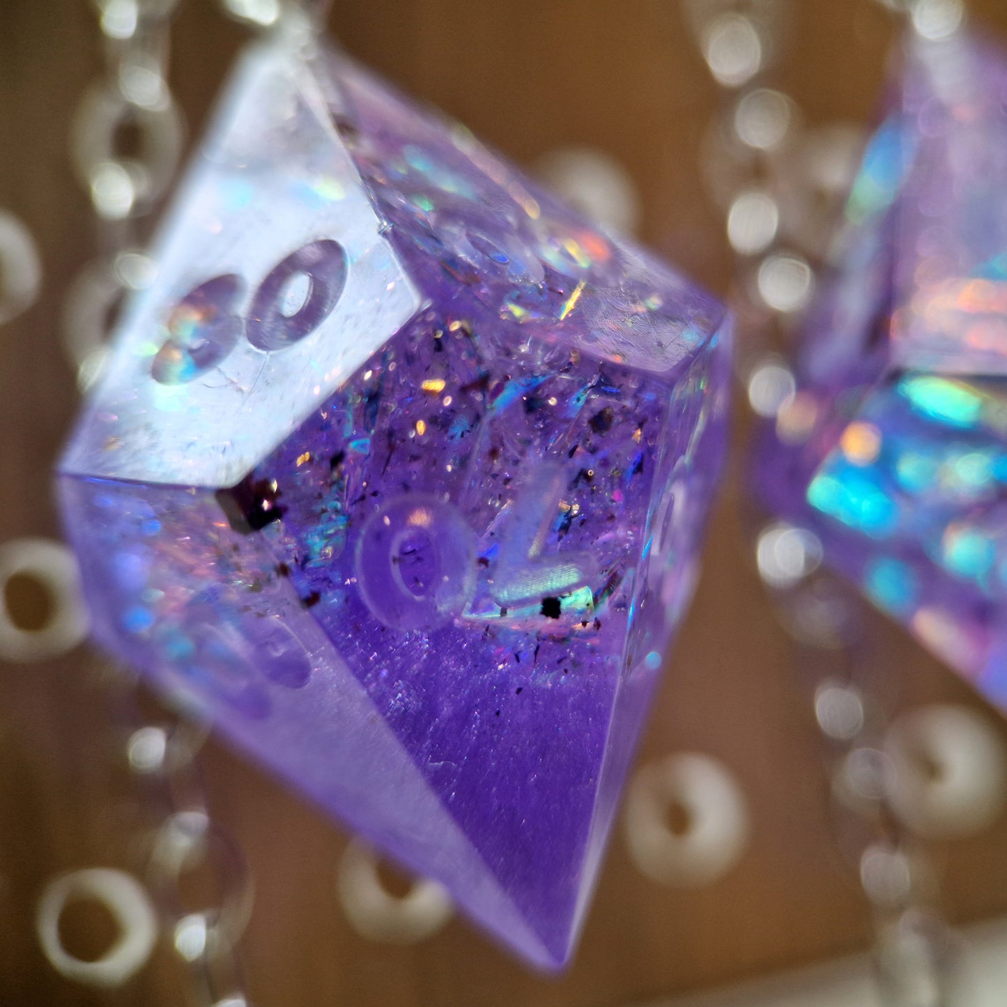 PURPLE NEBULA - D10/0 EARRINGS