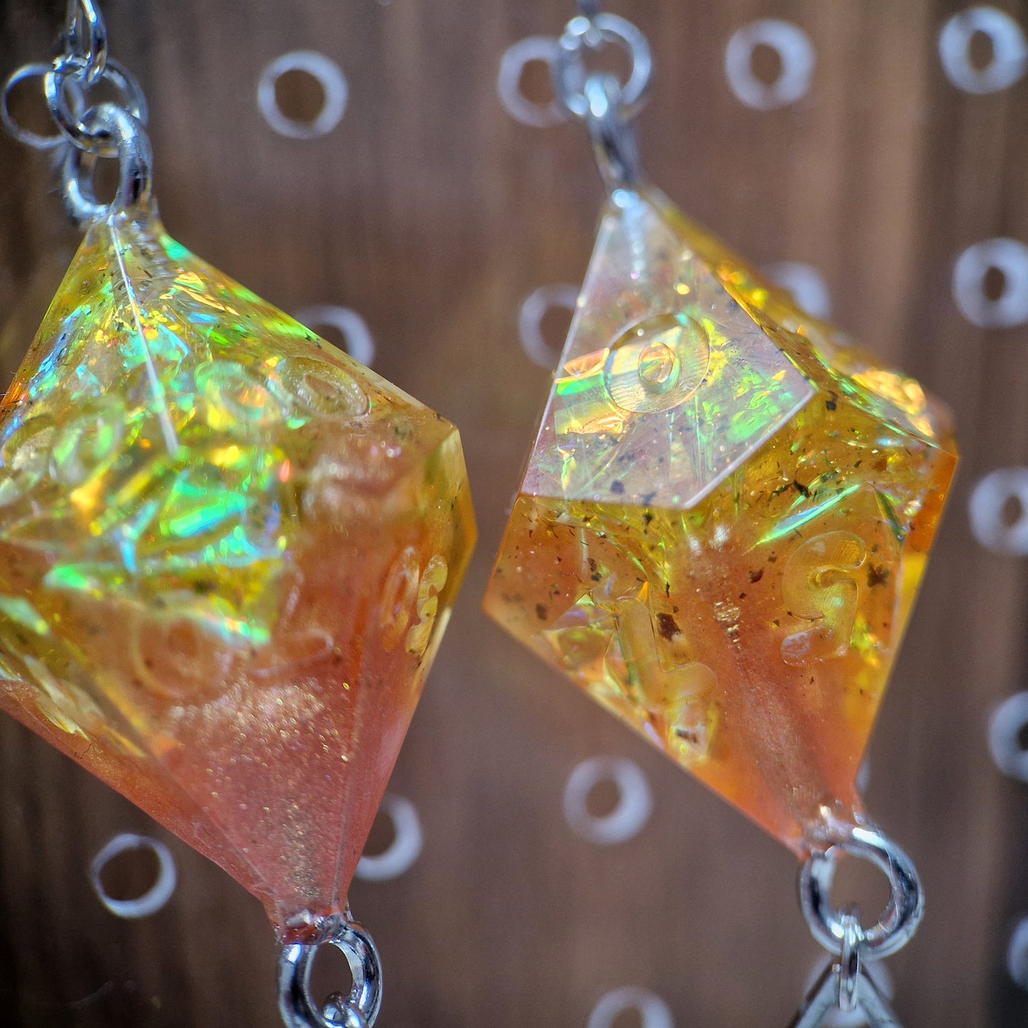 YELLOW SUNSET - D10/0 EARRINGS