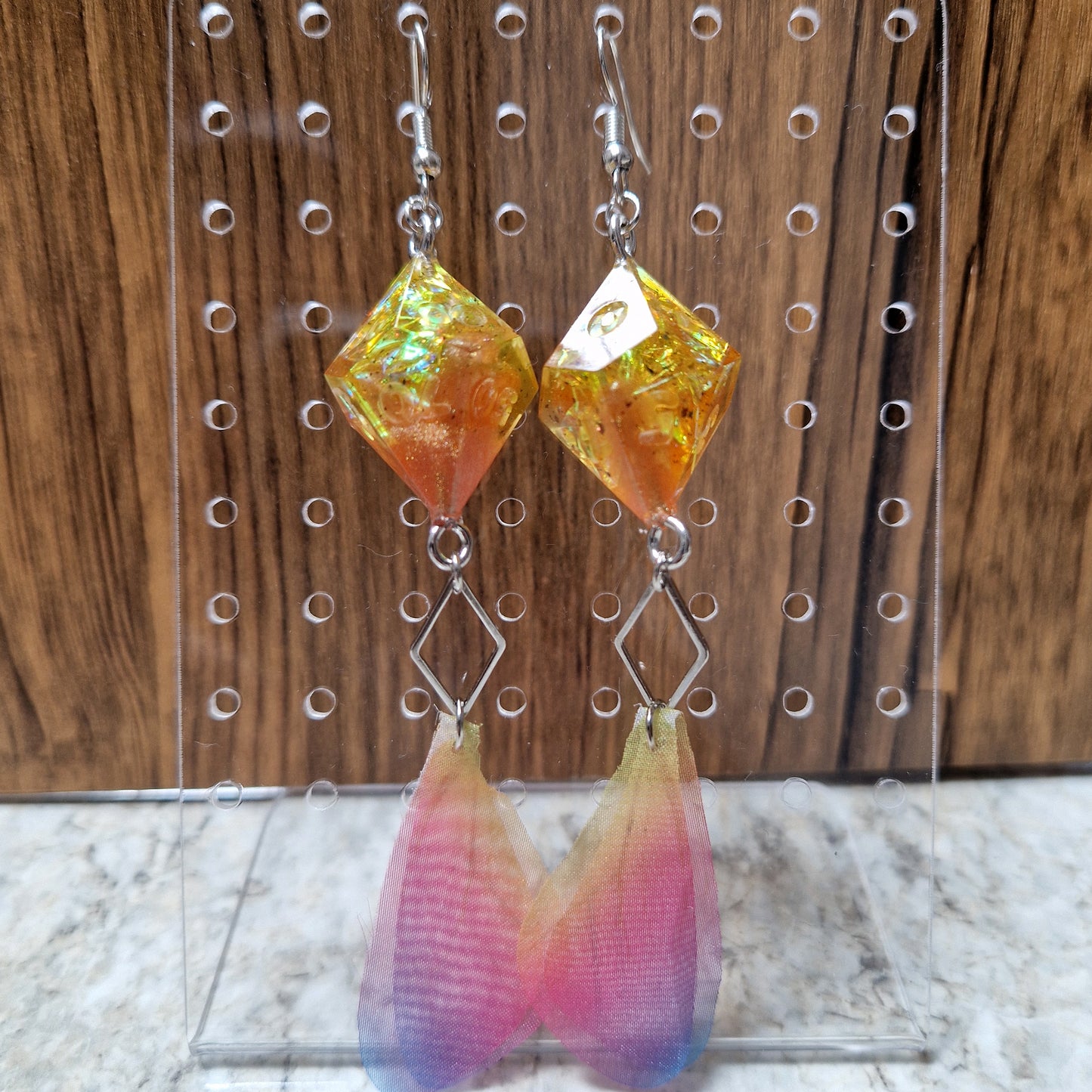 YELLOW SUNSET - D10/0 EARRINGS