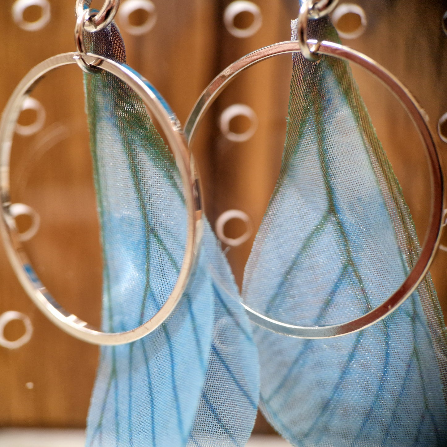 SILVER SEA SPRAY - D10/0 EARRINGS