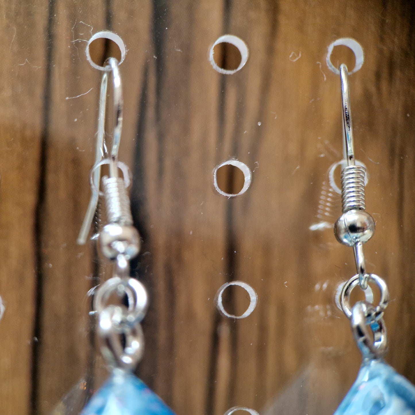 SILVER SEA SPRAY - D10/0 EARRINGS