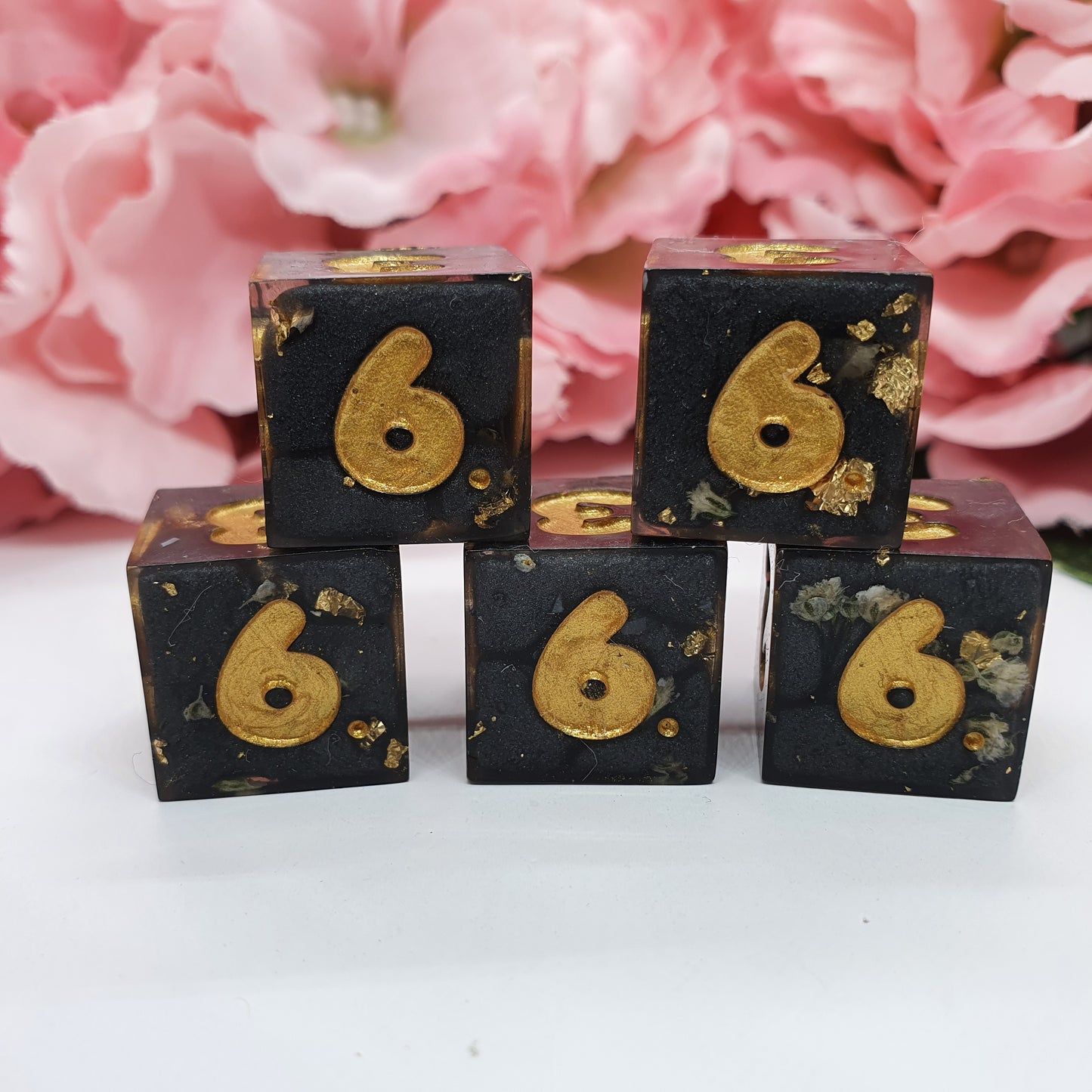 DICE NOIR  -  5D6 SET